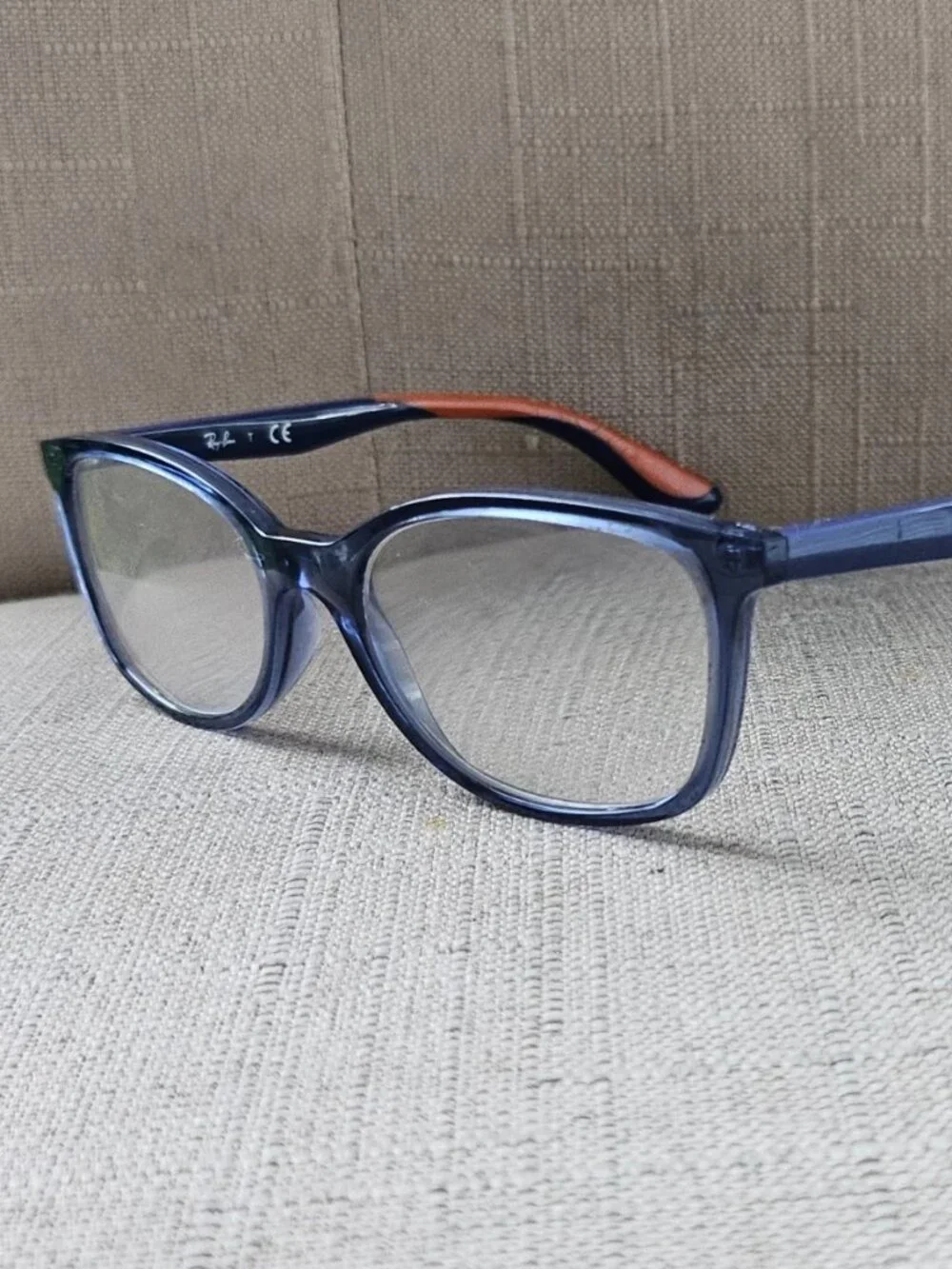 Ray-Ban Youth Glasses Frame Eyewear RB1586 3775 Eyeglasses Navy Blue/Orange